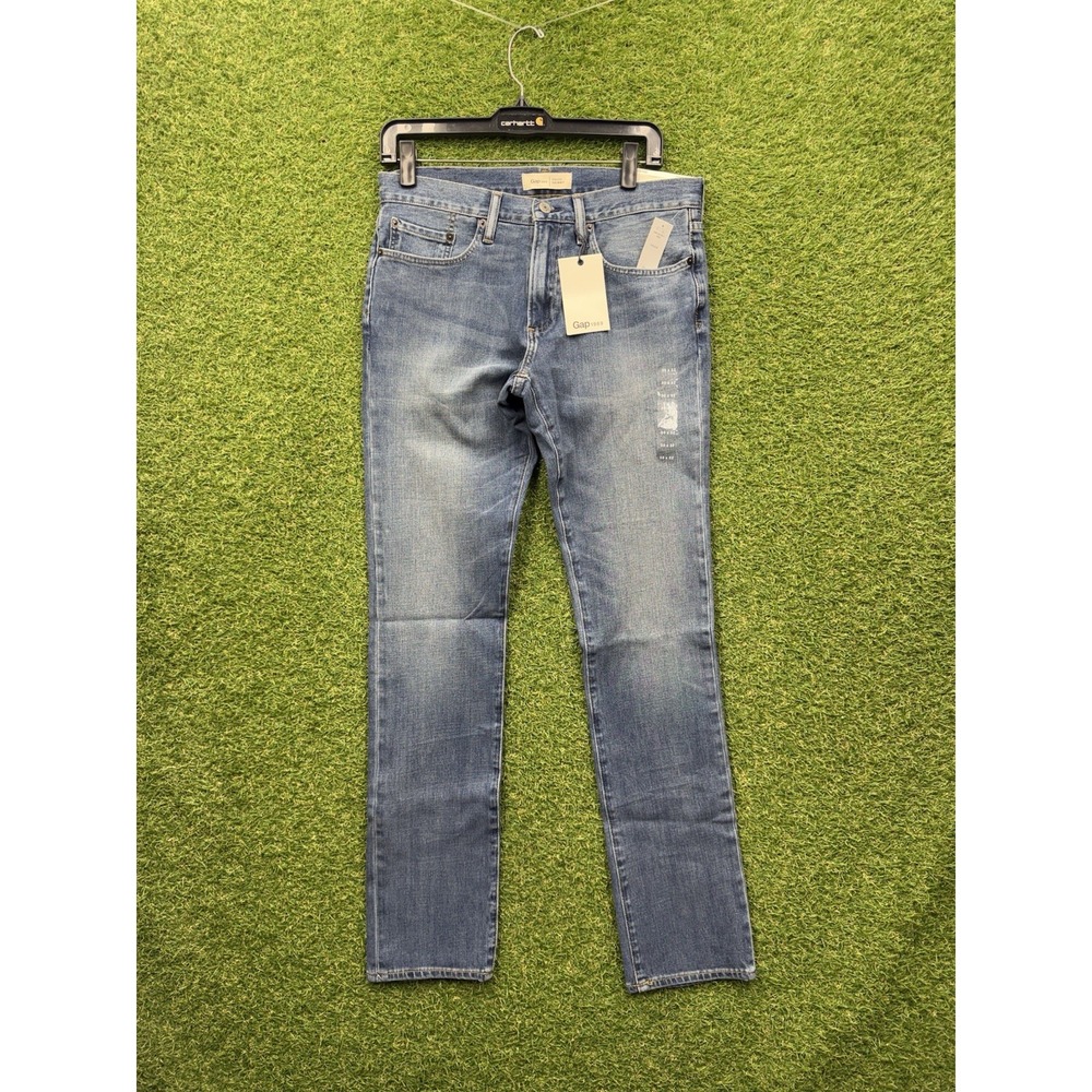 GAP Skinny Jeans Mens 30x32 Medium Wash Denim Stretch Flex Casual NWT